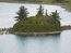 Островок в пресном озере, рядом с пансионатом "Литфонд"